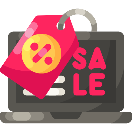 laptop sale icon